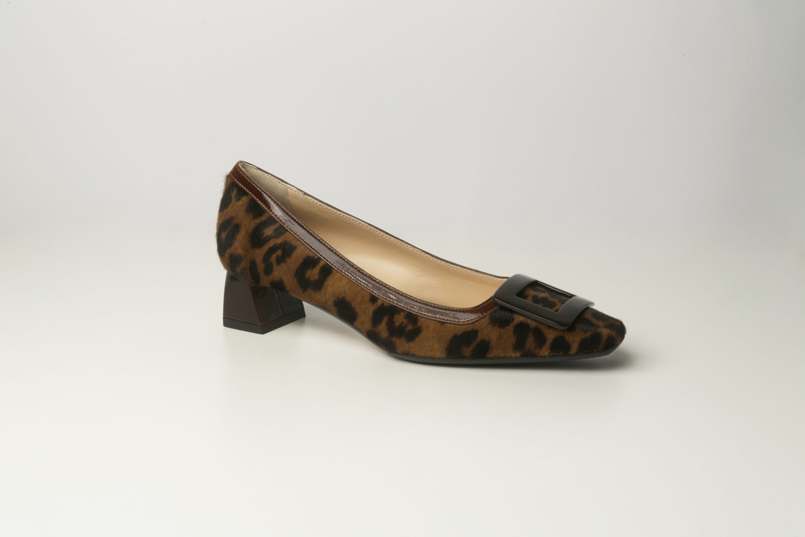 Decolleté Cavallino Leopard +  Taupe