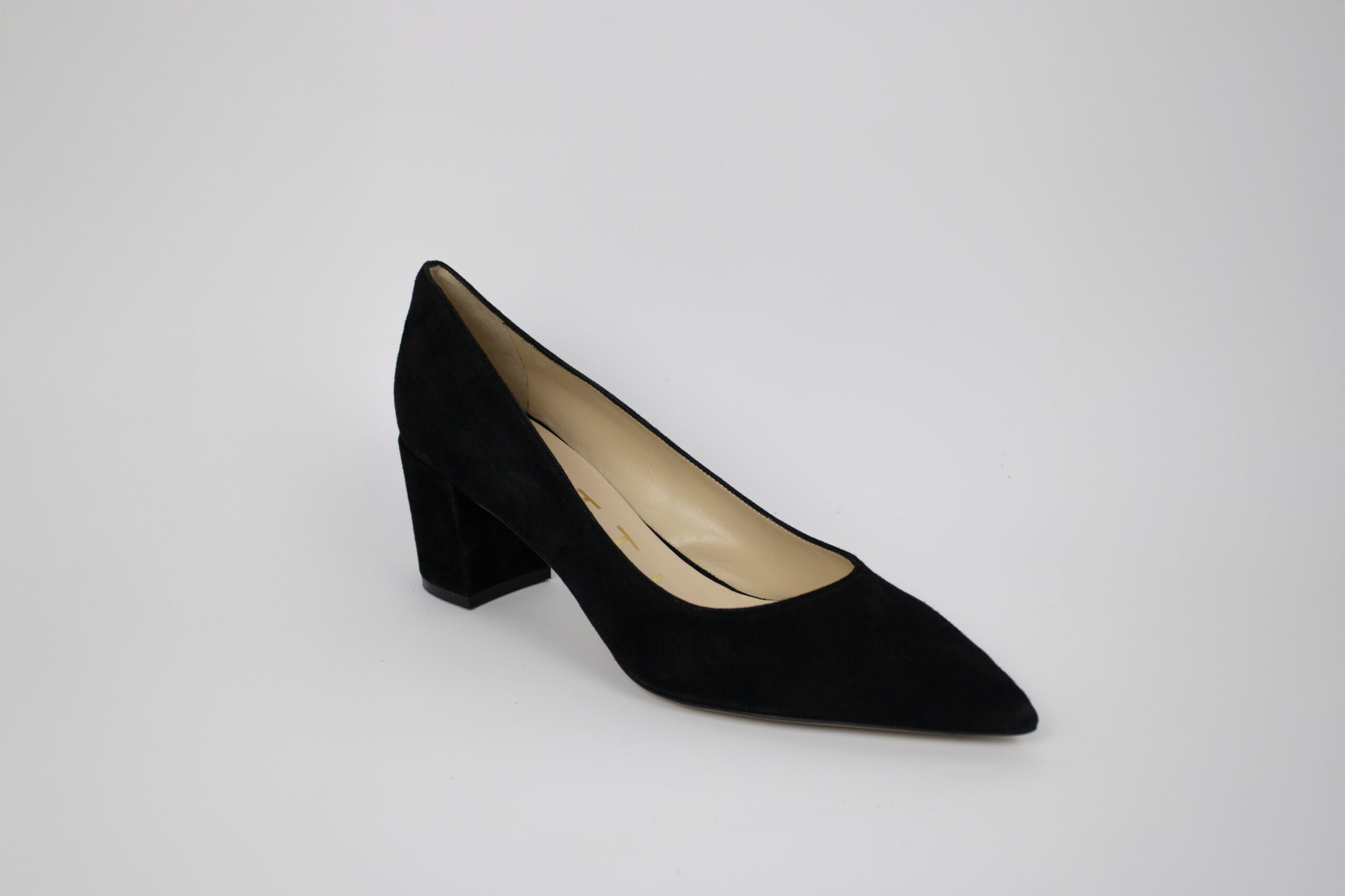 Dècolletè Russell- Camoscio nero