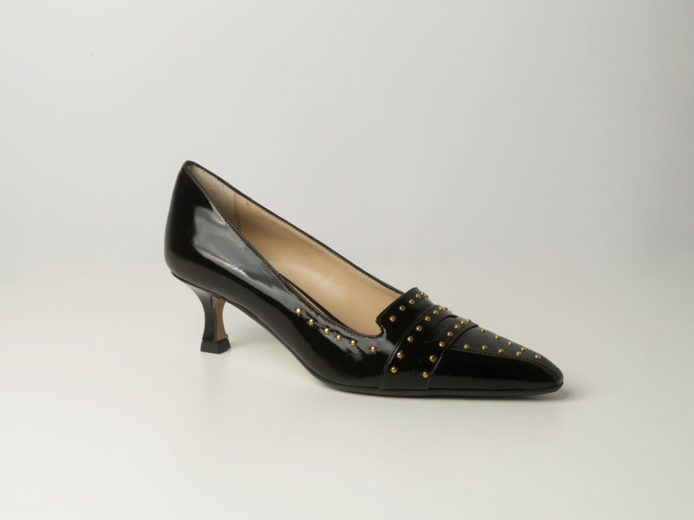 Mocassino Mogano Microborchie  Oro