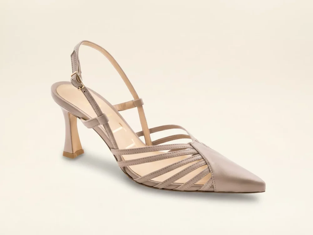 Penny - Sling Back Nappa Taupe